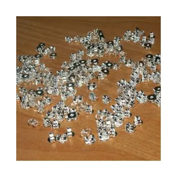 Zarážky stříbrná b. 100ks (ZS01)