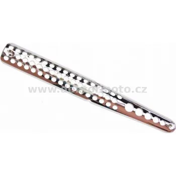 Výfuk pro motocykl Kryt výfuku , chrom - Simson S 51 Enduro