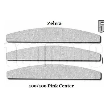 Pilník FIVE 100/100 zebra půlměsíc