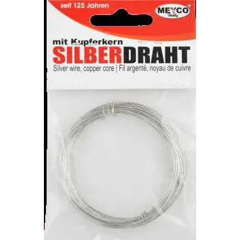Hobby drát Meyco Měděný drát 0,8mm x 6m - Stříbrný