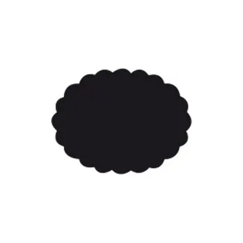 Děrovačka Děrovačka s motivem RICO - Ovál s vlnovkou 3,8cm