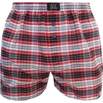 Boxerky Pánské Boxerky FOLTÝN BF vínovočerná kostka Velikost: S