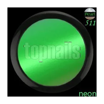 Umělé nehty topnails - barevný UV gel PEARL NEON 511 (color gel)