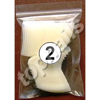 TIPY 20ks mléčné / přírodní - SQUARE NAIL (šlp) -na doplnění č. 2