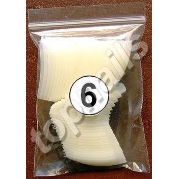 TIPY 20ks mléčné / přírodní - SQUARE NAIL (šlp) -na doplnění č. 6