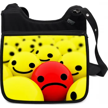 Taška přes rameno RED SMILEY MyBestHome 34x30x12 cm