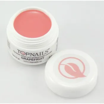 Umělé nehty topnails - barevný UV gel GRAPEFRUIT 5g (color gel)