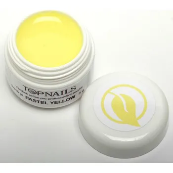 topnails - barevný UV gel PASTEL YELLOW 5g (color gel)