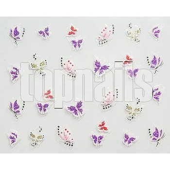 samolepka samolepky BUTTERFLY glitter 1