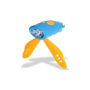 Hornit Mini zábavná houkačka se světlem, modrá