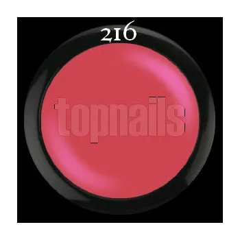Lak na nehty topnails - barevný UV gel premium PASTEL 216 (color gel)