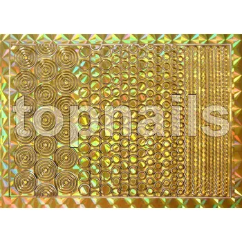 samolepka samolepky "RING" gold