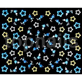 samolepka SAMOLEPKY - HVĚZDIČKY barevné