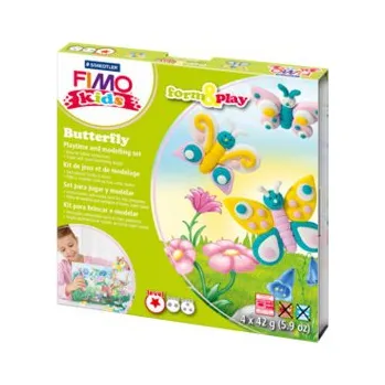Modelovací hmota Sada modelovací hmoty FIMO KIDS Butterfly 4x 42g - 803410