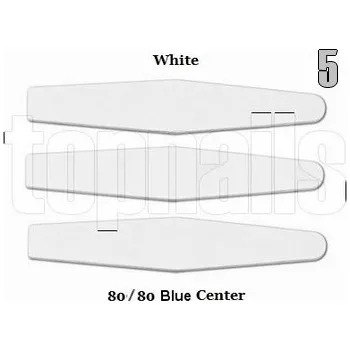 Pilník FIVE 80/80 bílý diamant