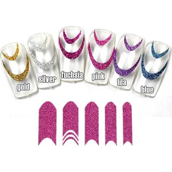 samolepka Samolepky GLITTER SMILE pink