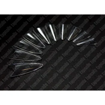 Umělé nehty TIPY RUSSIAN style 100ks - čiré / průhledné