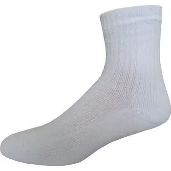Pánské ponožky Sportovní Ponožky NOVIA Tenis Bílá Velikost: 44-45