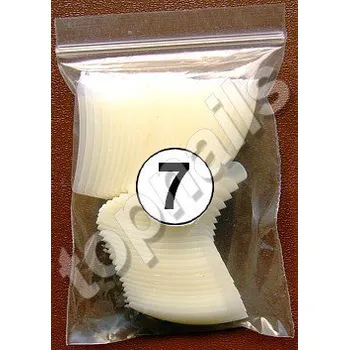 TIPY 20ks mléčné / přírodní - SQUARE NAIL (šlp) -na doplnění č. 7