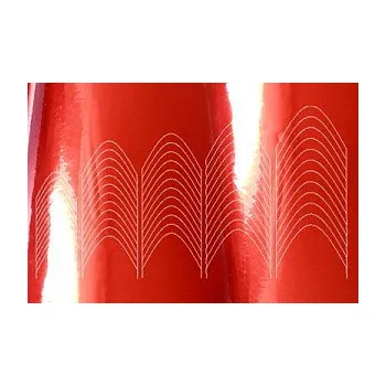 samolepka Samolepky CHROME SMILE red