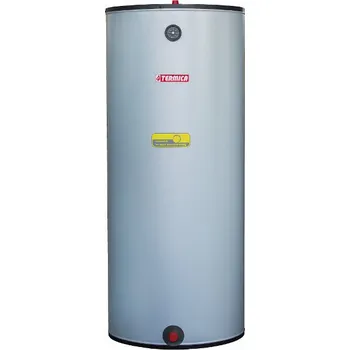 Bojler Termica WWN 200 litrů - Nerez, 1 smyčka (Bojler se spirálou + teploměr zdarma)