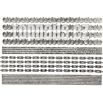 samolepka samolepky creativ - STRAP silver