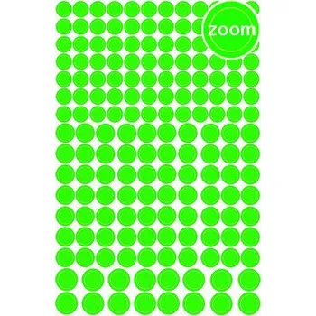 samolepka samolepky circle NEON GREEN