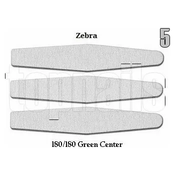 Pilník FIVE 180/180 ZEBRA diamant
