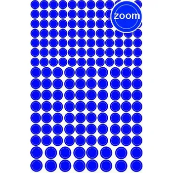 samolepka samolepky circle NEON BLUE