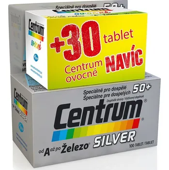 Haleon Centrum Silver tbl. 100 + Ovocné tbl. 30
