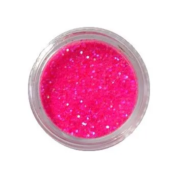 Přípravek na nehty mikrohologramy NEON PINK