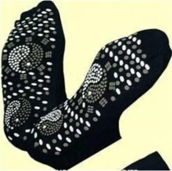 Masážní příslušenství Nano Tech Samozahřívací turmalínové masážní ponožky