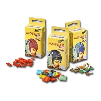 Mozaiková sada Folia Mozaikové kamínky 10 x 10 mm - zelená tmavá