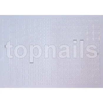 samolepka samolepky "CUBE&RING" white