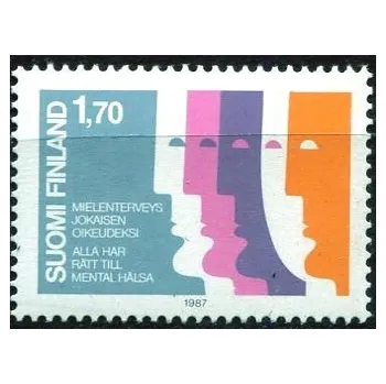 Poštovní známka Posti Finland (1987) MiNr. 1016 ** - Finsko - 90 let společnost pro duševní zdraví