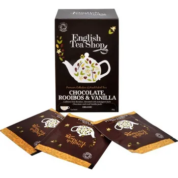 Horký nápoj English Tea Shop Čaj Čokoláda, rooibos & vanilka 20 sáčků