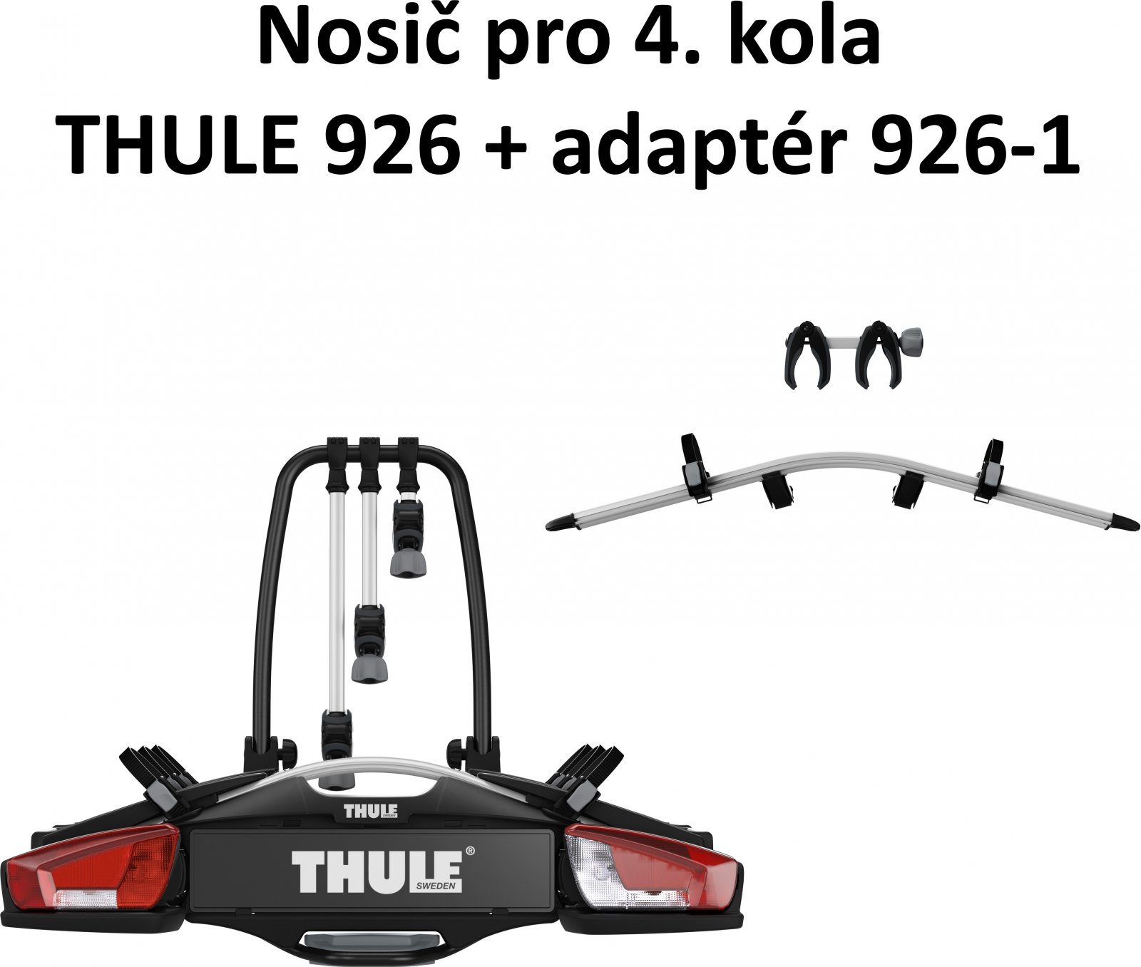 Thule VeloCompact 926 + adaptér 926-1 pro 4 kola