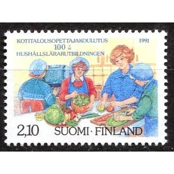 Poštovní známka Posti Finland (1991) MiNr. 1131 ** - Finsko - 100 let vzdělávání učitelů domácnosti