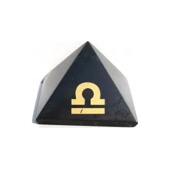 Šungitová pyramida se znamením Váhy