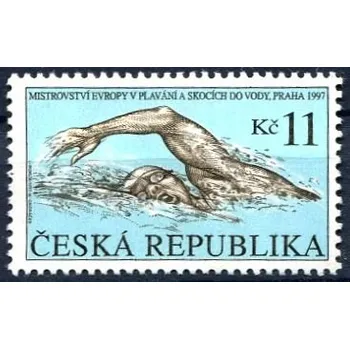 Poštovní známka Česká pošta (1997) č. 152 ** - 11 Kč - ČR - ME v plavání a skocích do vody