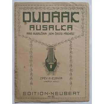 Antonín Dvořák - Rusalka " Árie Rusalčina - Sem často přichází " - zpěv a klavír