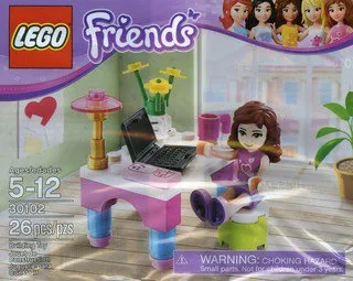 Stavebnice LEGO LEGO Friends 30102 Olivia v pracovně