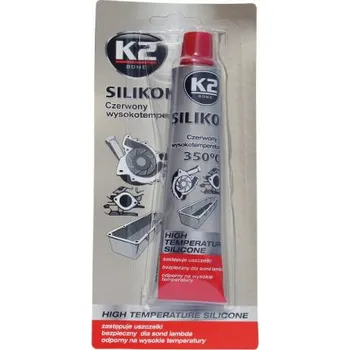 stavební silikon Silikon RED (+350°C)- 85g