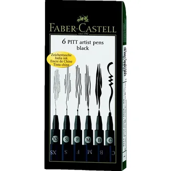 Faber-Castell Pitt Artist Pen 6 ks