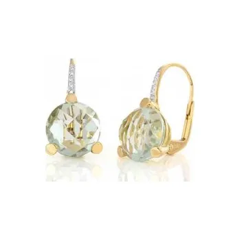 Prsten Pretis Diamantové náušnice Žluté zlato