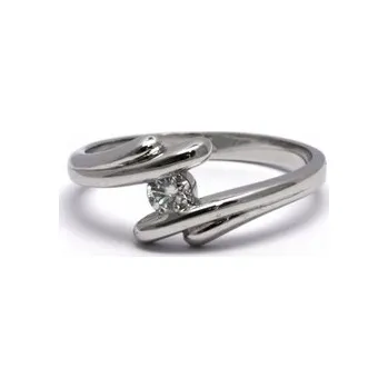 Prsten Mohutný zásnubní prsten s přírodním diamantem 585/2,72 gr J-20779-12 (J-20779-12)