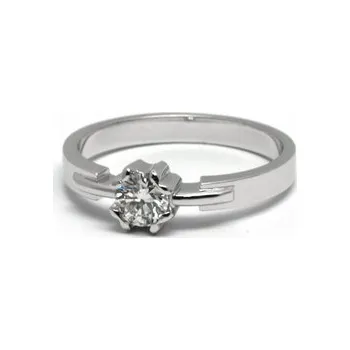 Prsten Zásnubní diamantový prsten s přírodními diamanty 585/2,76 gr J-21606-12 (J-21606-12)