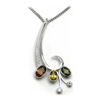 Prsten Zlatý diamantový náhrdelník s přírodními diamanty 585/5,51gr J-20732-11 (J-20732-11)