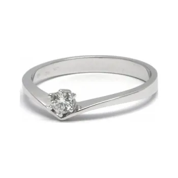 Prsten Dámský zásnubní prsten s přírodním diamantem 585/1,91 gr J-20872-12 (J-20872-12)