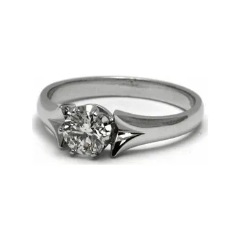 Prsten Zásnubní luxusní prsten s přírodním diamantem 585/2,86 gr J-21602-12 (J-21602-12)